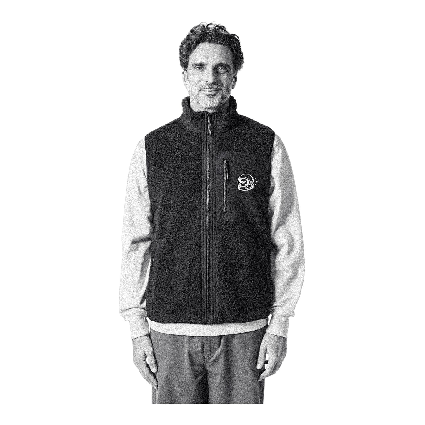 RIP Industries Original // Embroidered Sherpa Jacket // Get Some Head Space