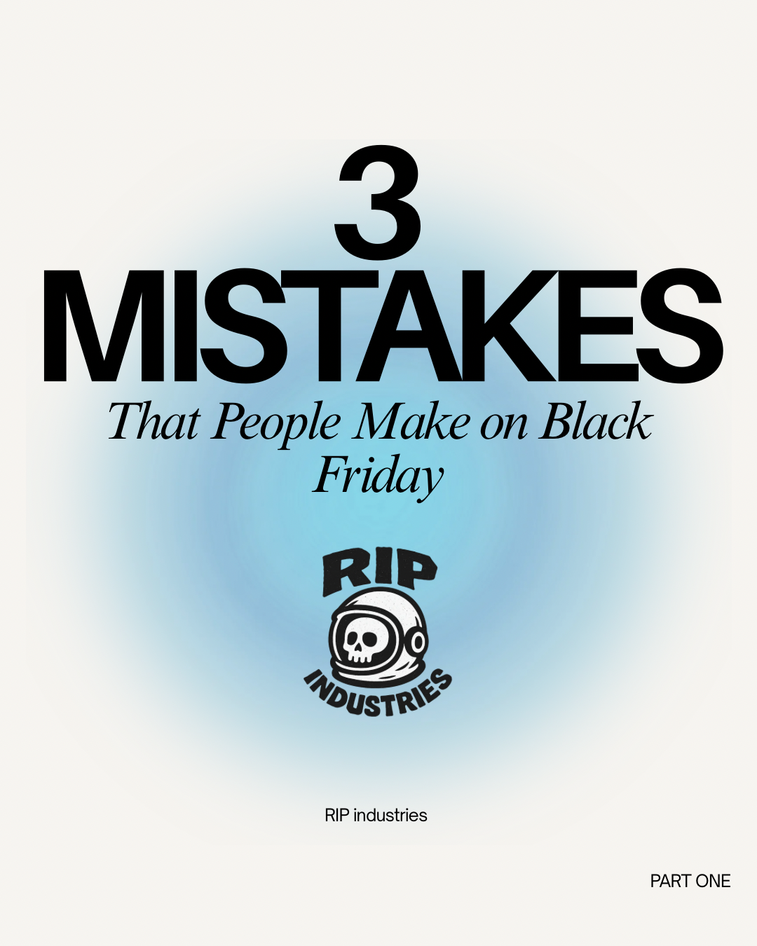 3 mistakes people make on Black Friday
