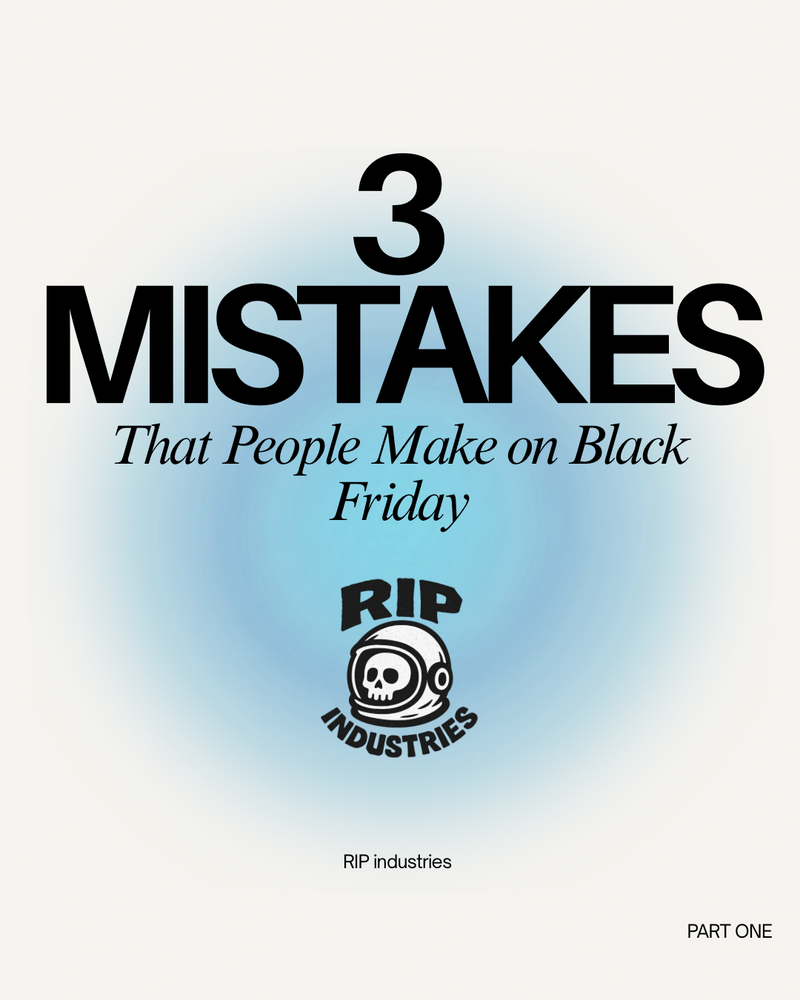 3 mistakes people make on Black Friday