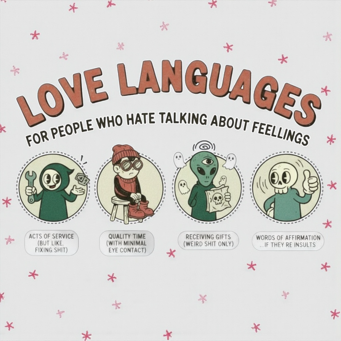 love languages for people who hate talking about feelings