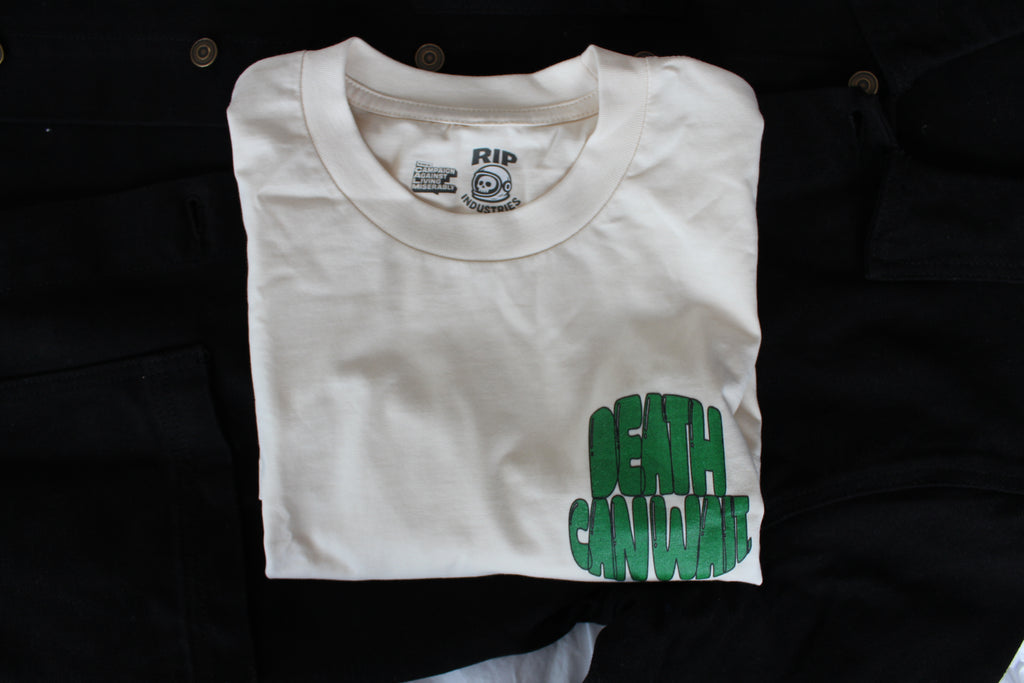 Death Can Wait // Premium Tee // Concrete SS26