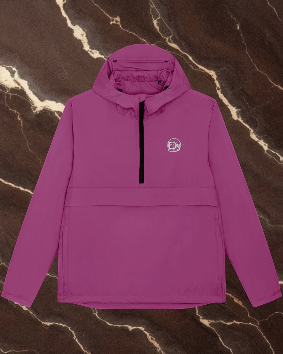 RIP industries Original // Half-Zip Pullover Windbreaker // Embroidered