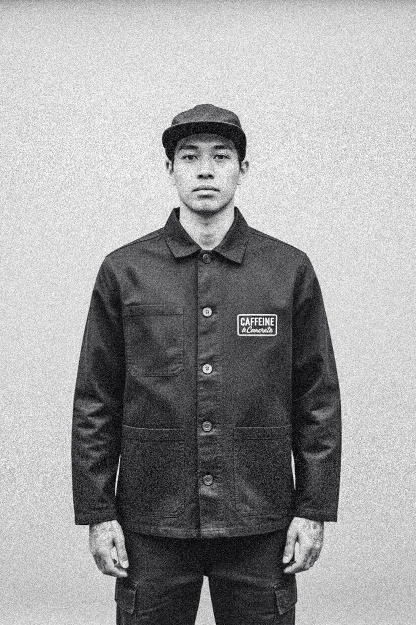 RIP & Flip // Light Chore Jacket // caffeine and concrete // embroidered