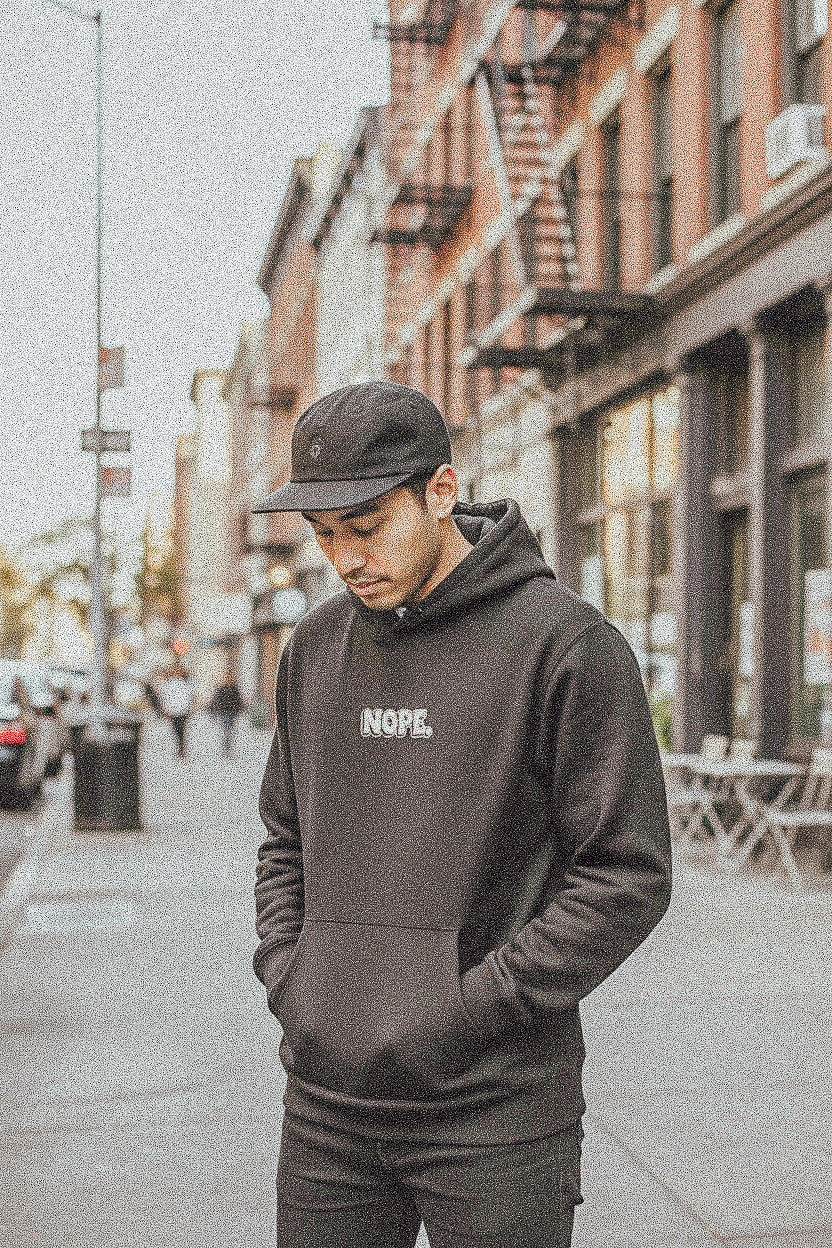 RIP Industries Original // Embroidered // Heavy Weight Nope Hoodie