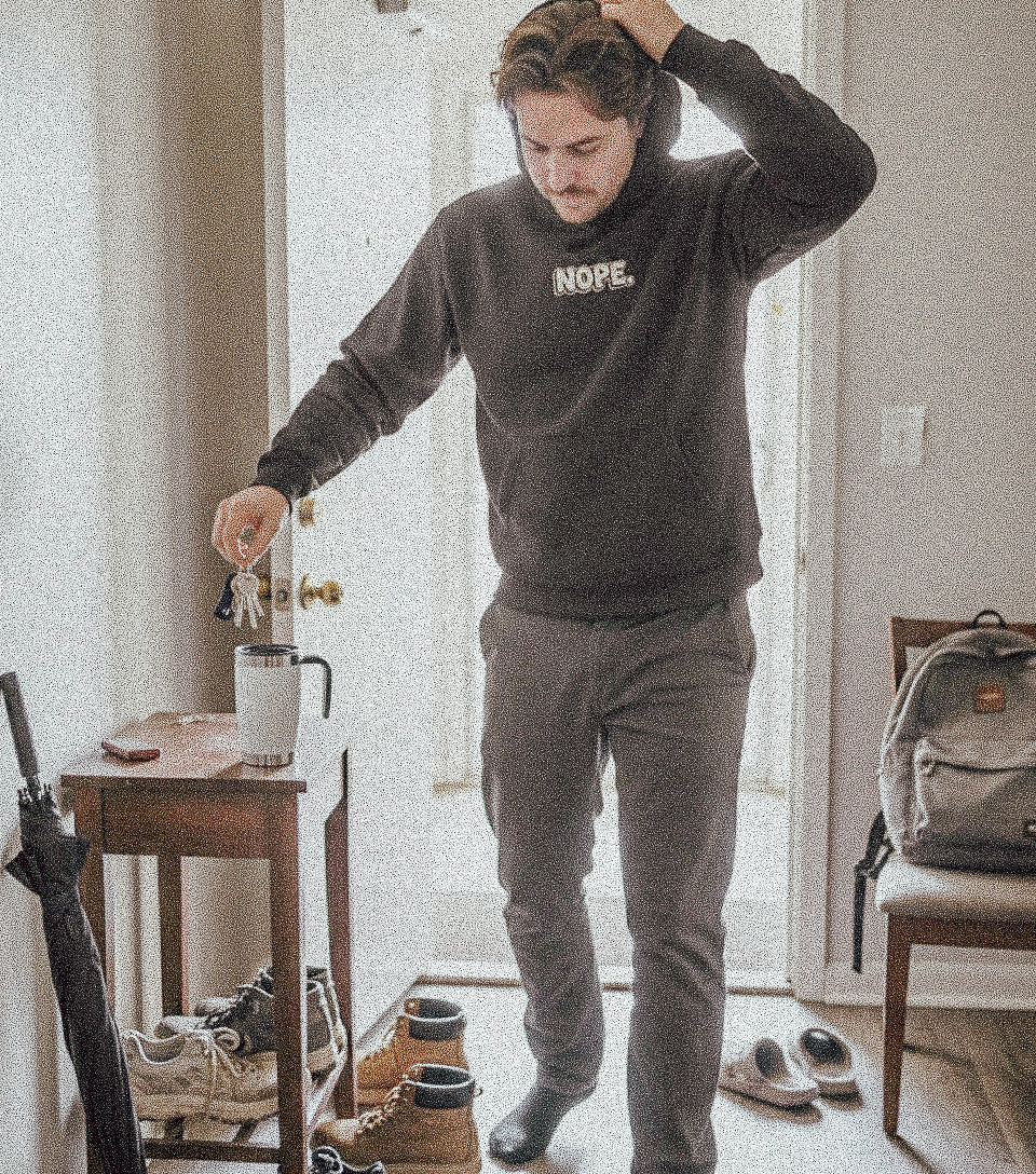 RIP Industries Original // Embroidered // Heavy Weight Nope Hoodie