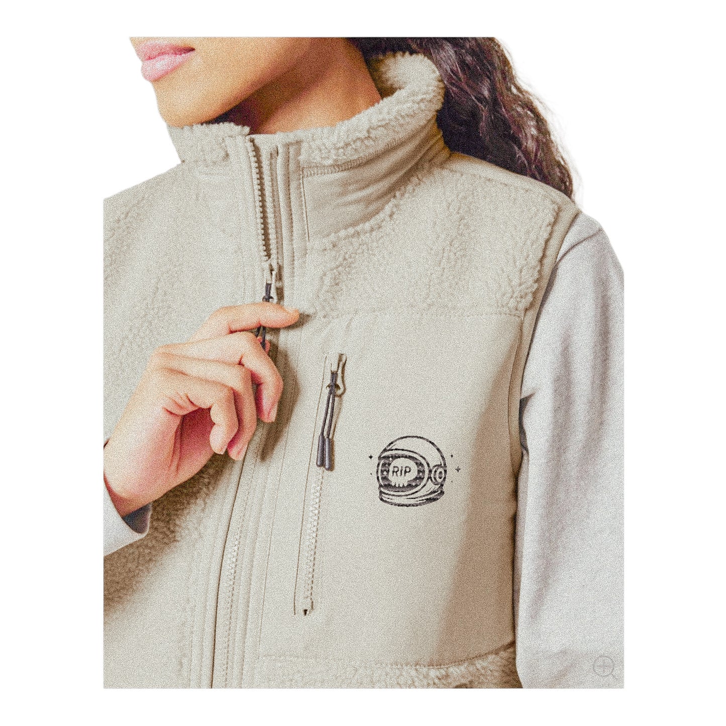 RIP Industries Original // Embroidered Sherpa Jacket // Get Some Head Space