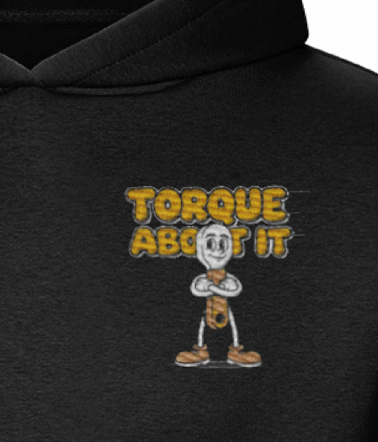 RIP x Jack Torques Bikes // Heavyweight Embroidered Boxy Hoodie Torque About It