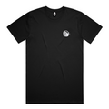 Head Space black heavyweight embroidered T-shirt