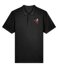 Red Trouser Day graphic cotton polo shirt
