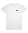 Abducted heavyweight T-shirt with chest graphic