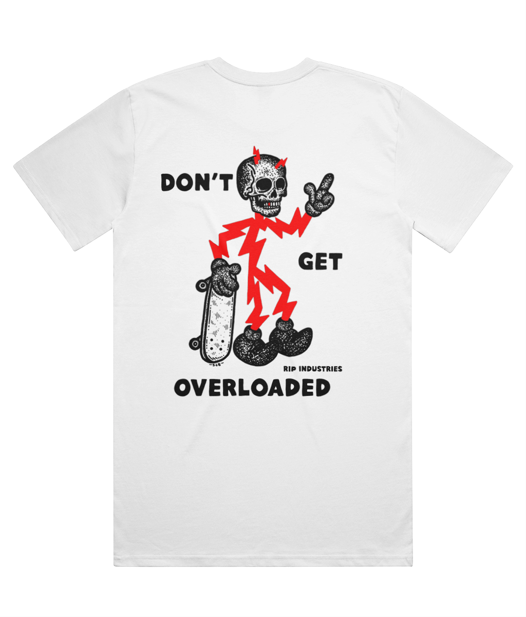 Overload heavyweight graphic T-shirt – back