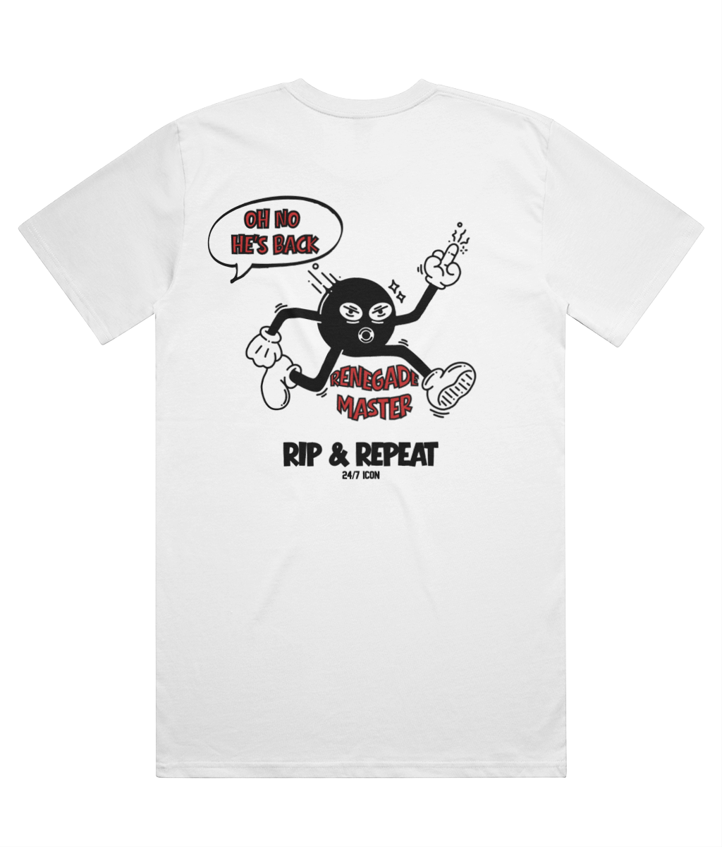 Renegade heavyweight graphic T-shirt – back