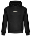 Nope heavyweight embroidered hoodie – centre chest