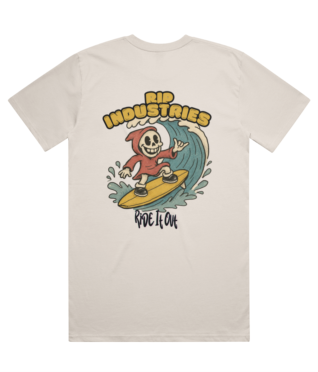 Ride It Out heavyweight graphic T-shirt – back